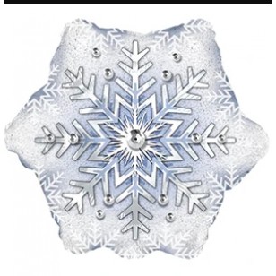 Snowflake Frozen Christmas Balloon Snowflake Frozen Christmas Balloon